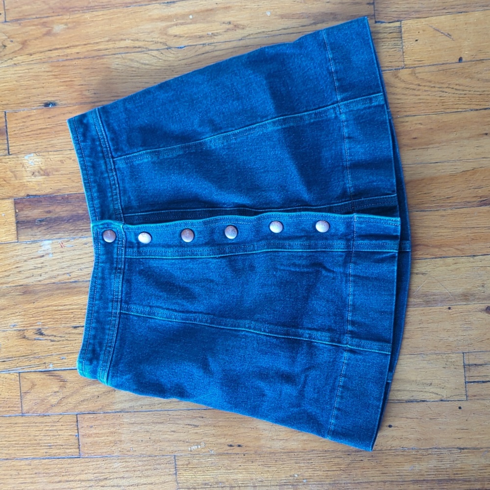 Madewell jean skirt
